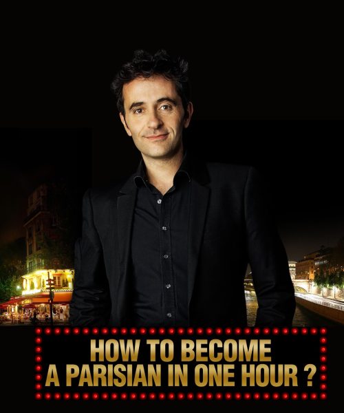 Nouveau visuel 2026 spectacle How to become a parisian in one hour? Olivier Giraud version mobile